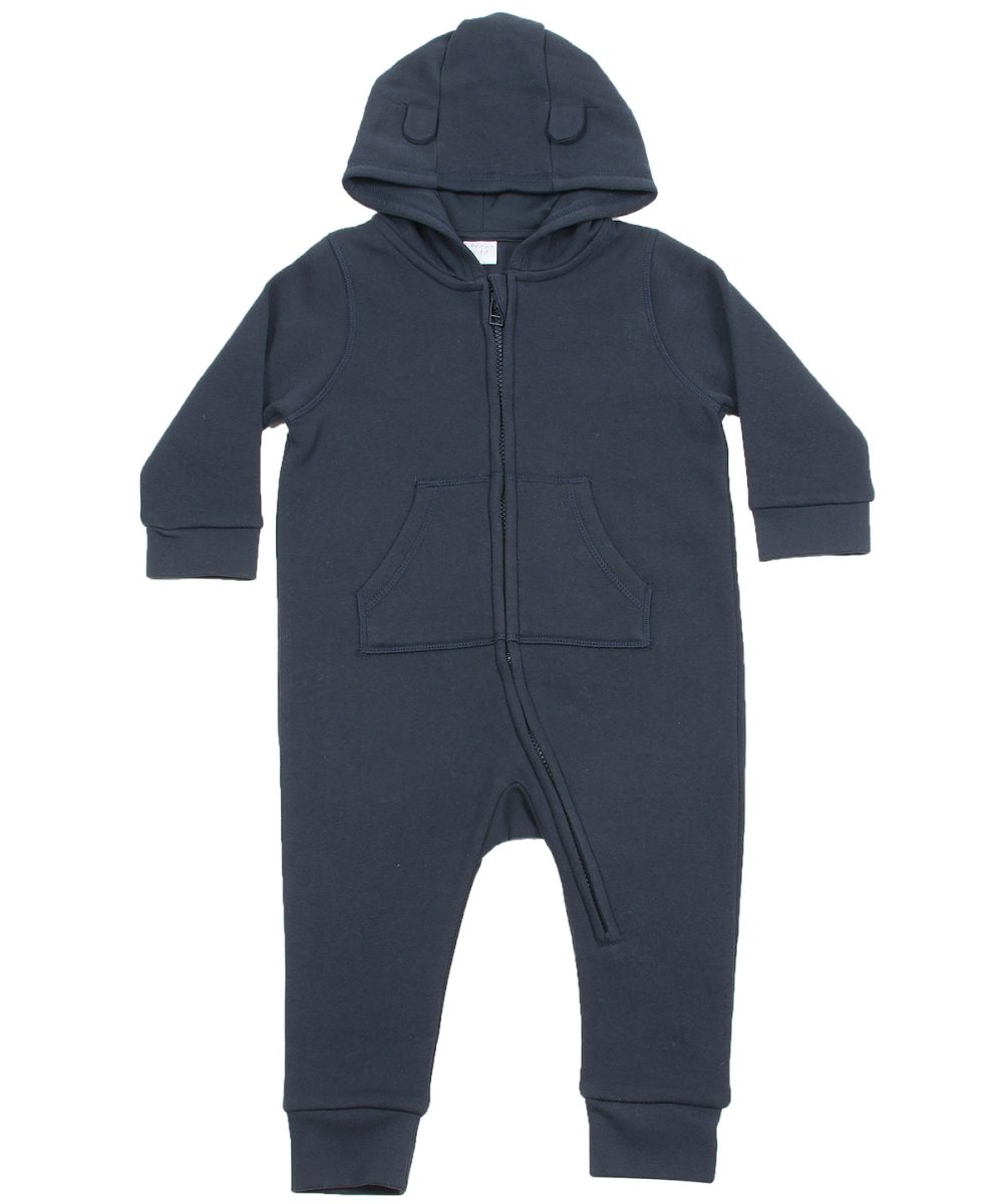 Navy Fleece all-in-one