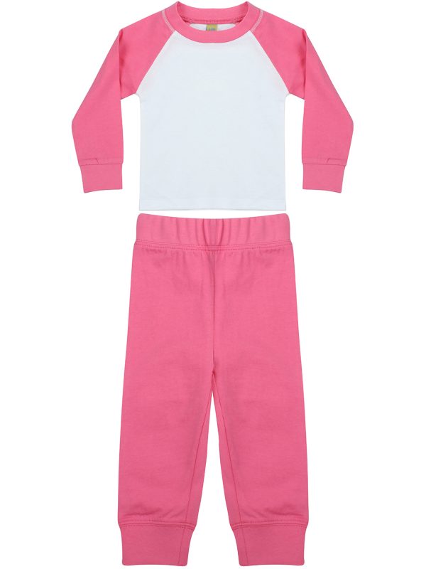 Candyfloss Pink/White Children's pyjamas