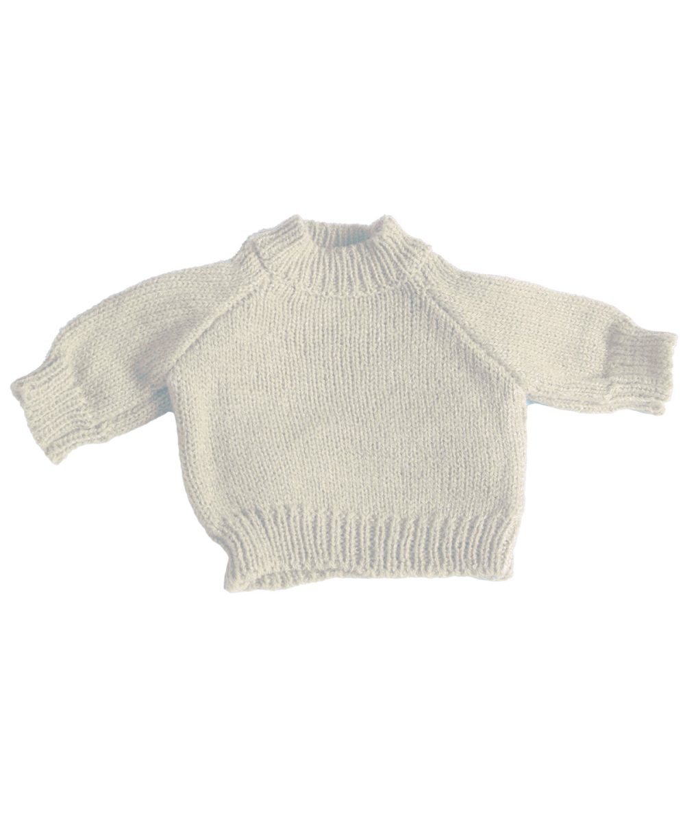 Cream* Teddy jumper