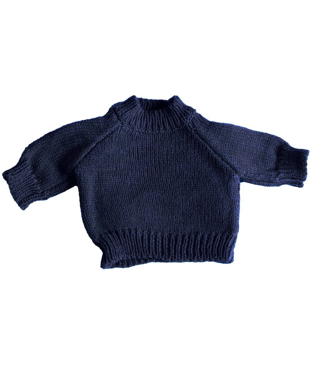 Navy Teddy jumper