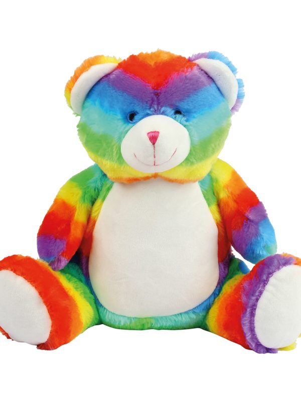 Multi Zippie rainbow bear