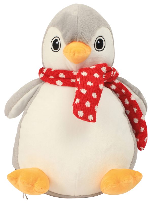 Grey/White Zippie penguin