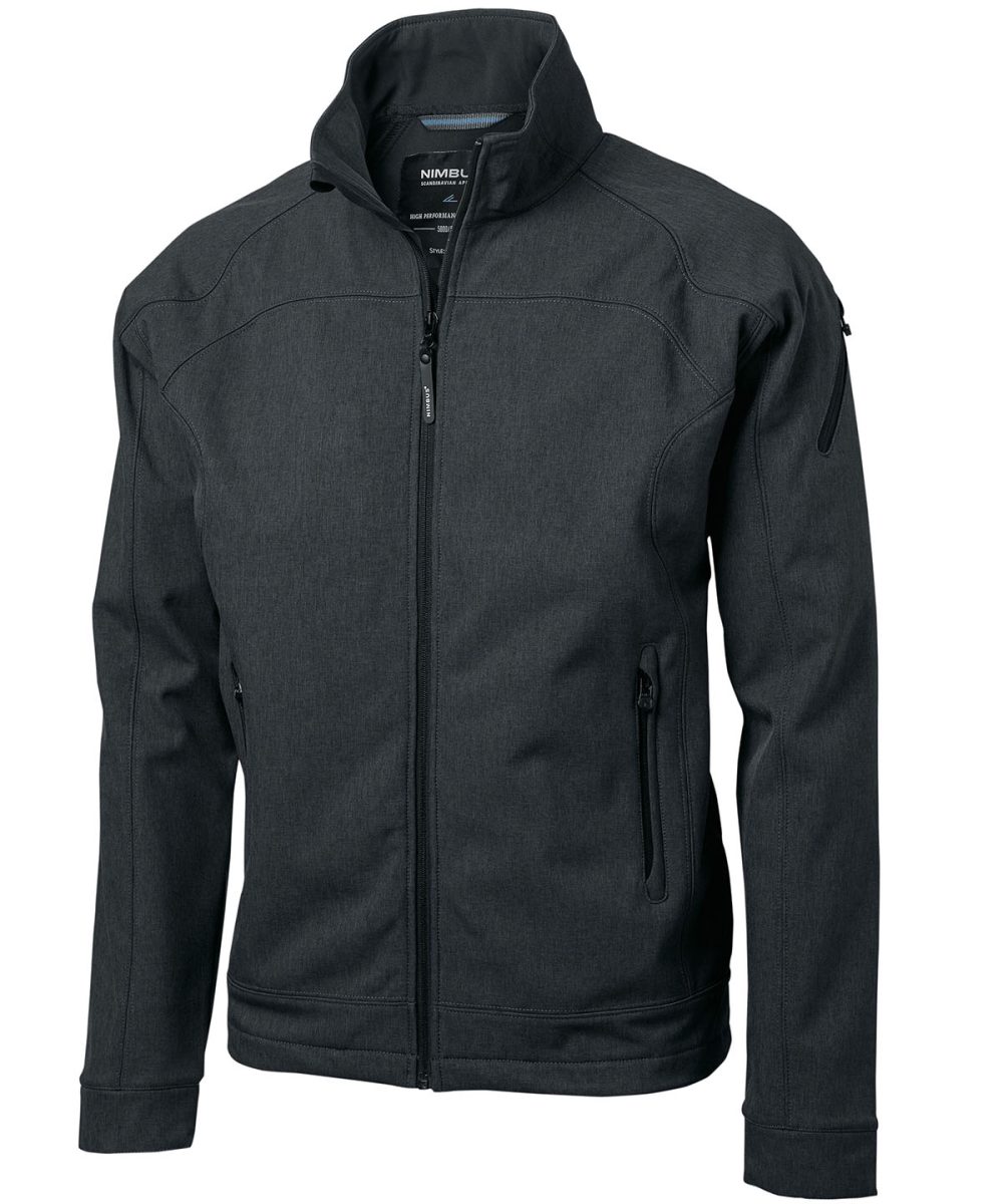 Grey Melange Duxbury – fashionable performance softshell jacket