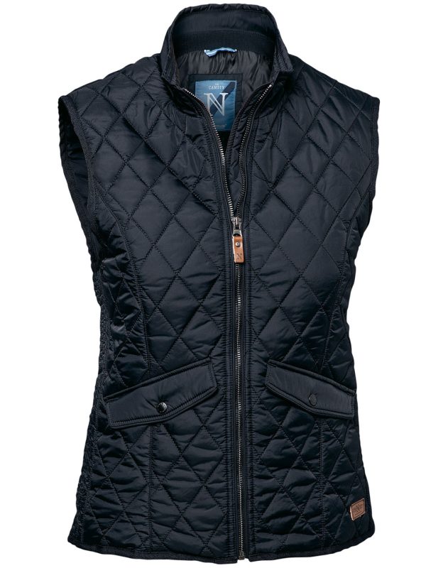 Midnight Blue Women’s Camden – diamond quilted gilet