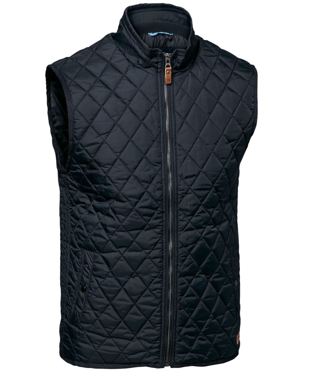 Midnight Blue Camden – diamond quilted gilet