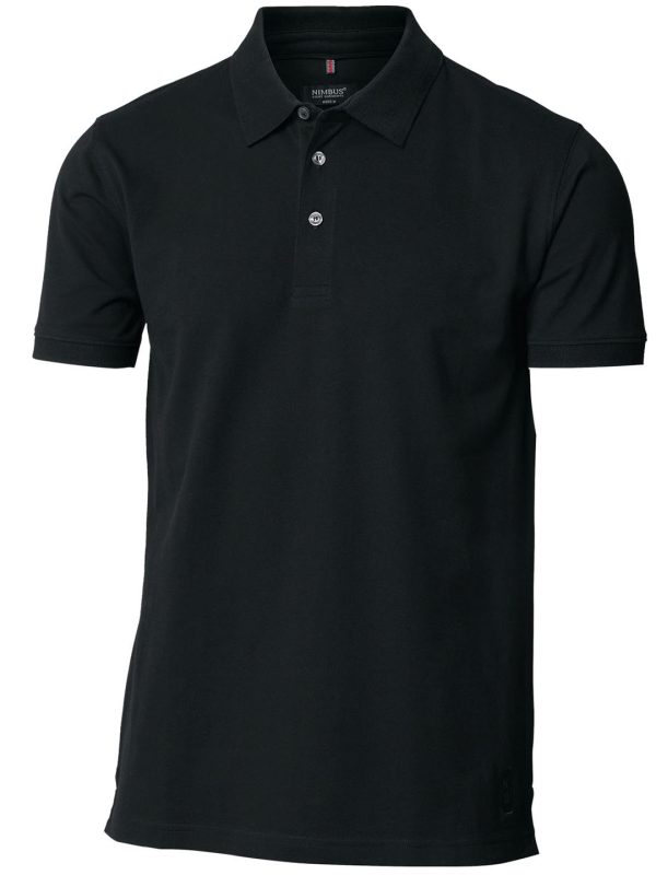 Black Harvard classic – stretch deluxe polo