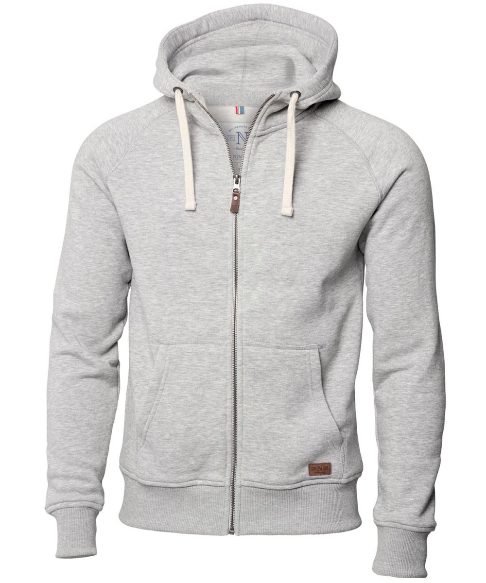 Grey Melange* Williamsburg – fashionable hooded sweatshirt