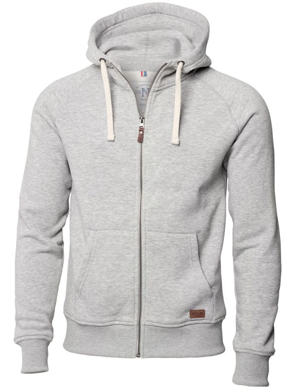 Grey Melange* Williamsburg – fashionable hooded sweatshirt