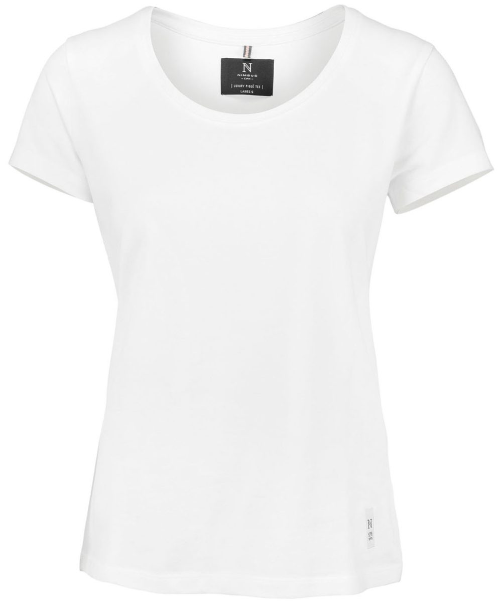 White Women’s Danbury – the piqué tee