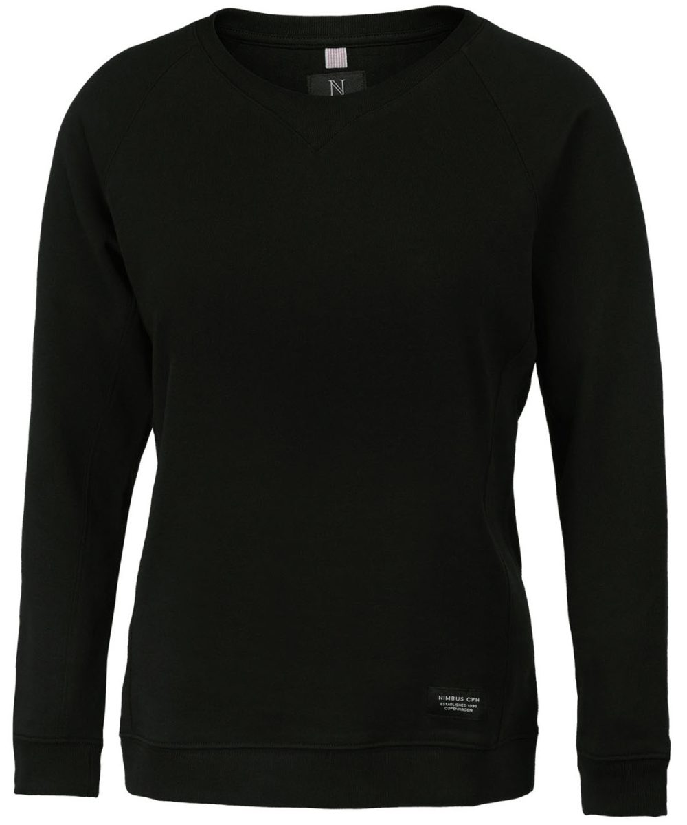 Black Women’s Newport – luxury lightweight crewneck