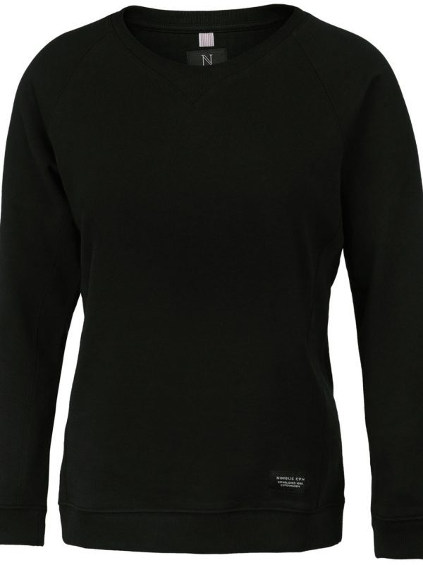 Black Women’s Newport – luxury lightweight crewneck