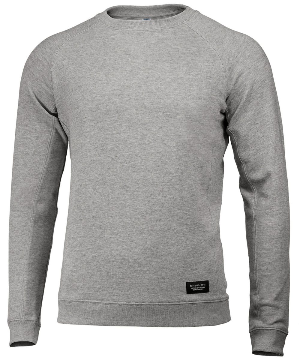 Grey Melange Newport – luxury lightweight crewneck