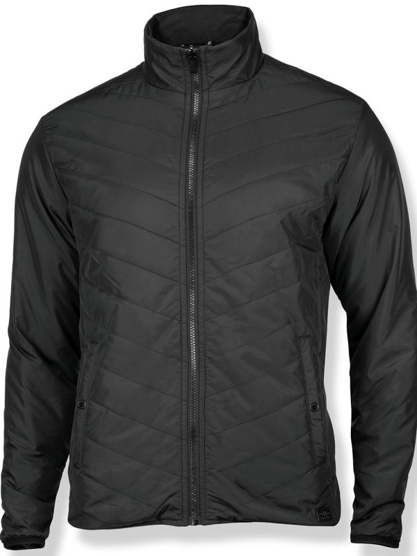 Charcoal Kendrick – fashionable quilted jacket