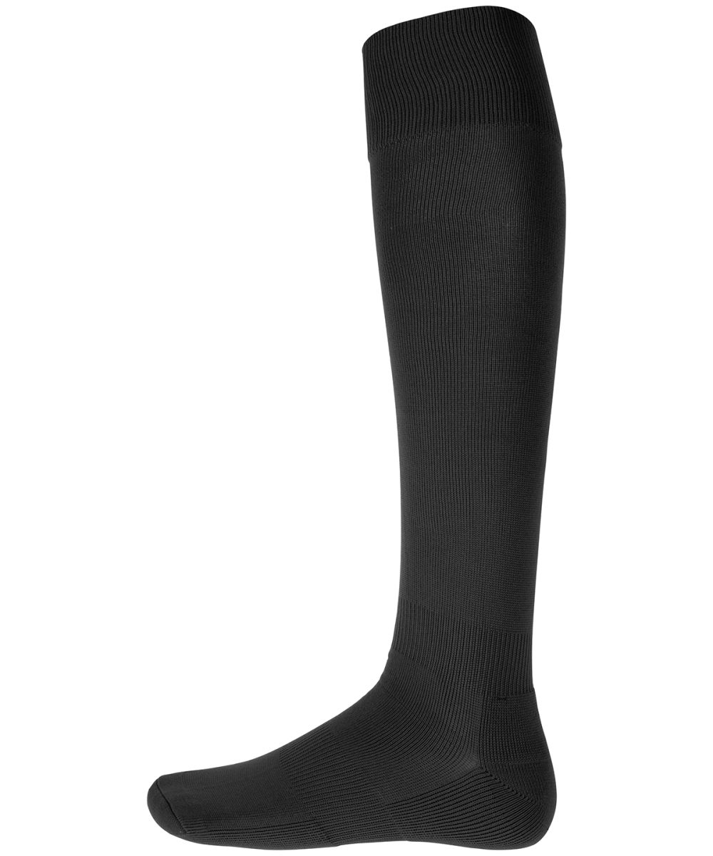 Black Plain sports socks