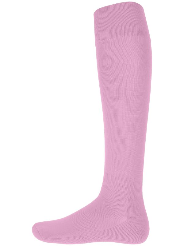 Deep Pink Plain sports socks