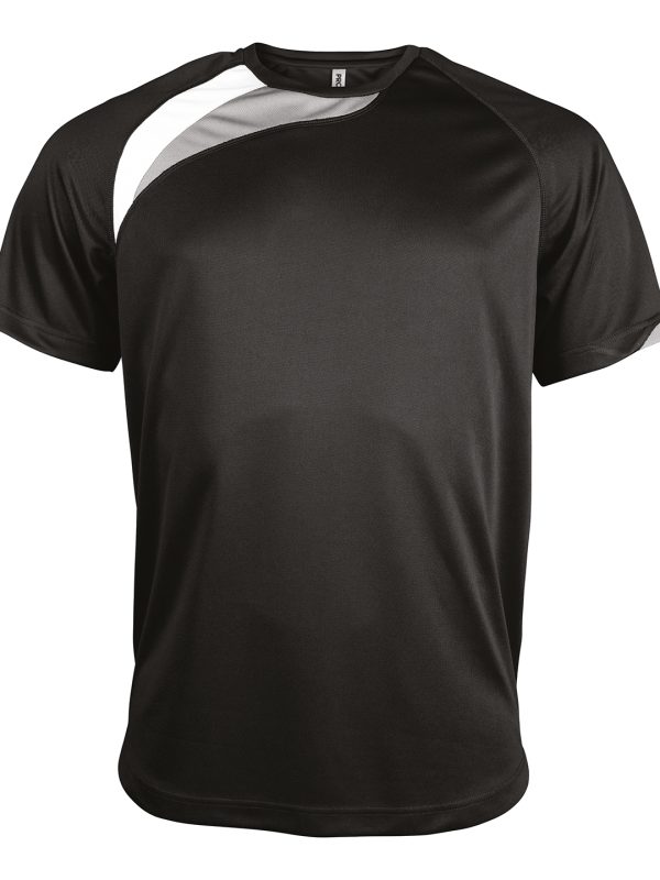 Black/White/Storm Grey Adults short-sleeved jersey