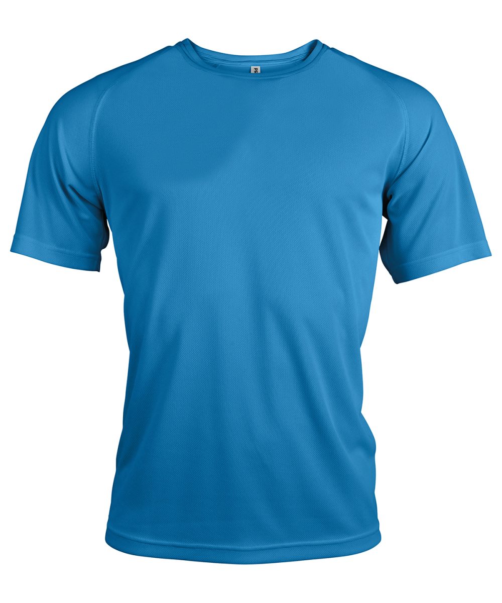 Aqua Men's short-sleeved sports T-shirt