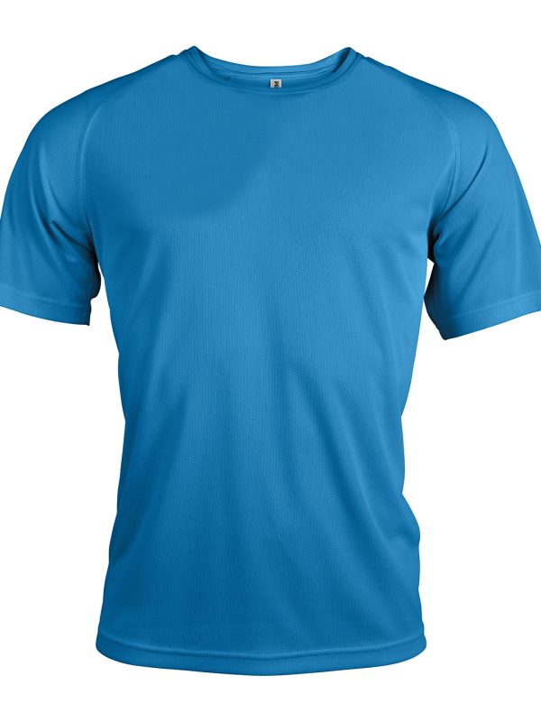 Aqua Men's short-sleeved sports T-shirt