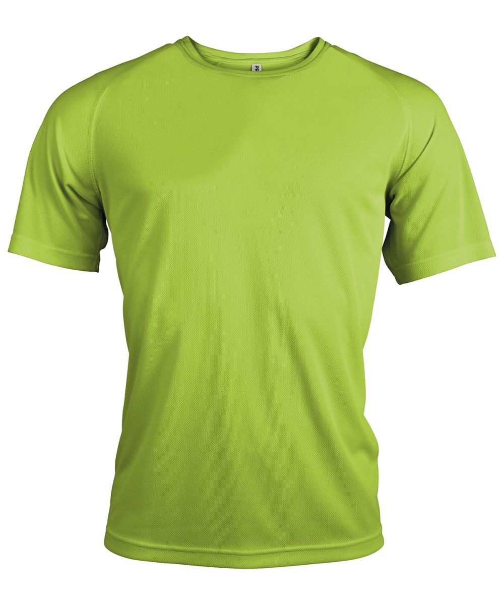 Lime Men's short-sleeved sports T-shirt