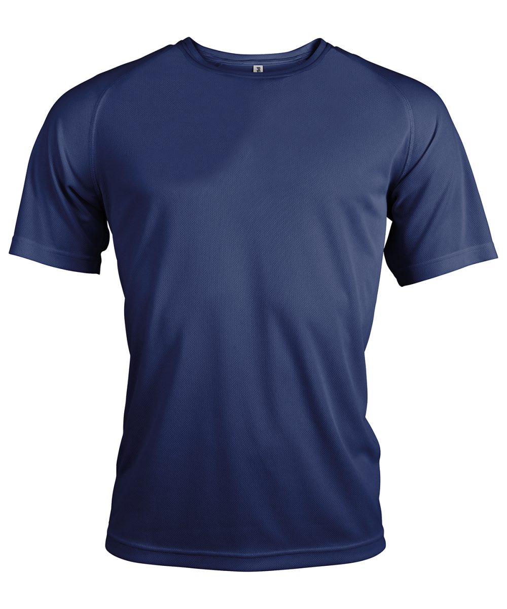 Navy Men's short-sleeved sports T-shirt