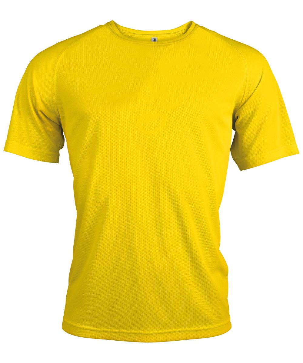 True Yellow Men's short-sleeved sports T-shirt