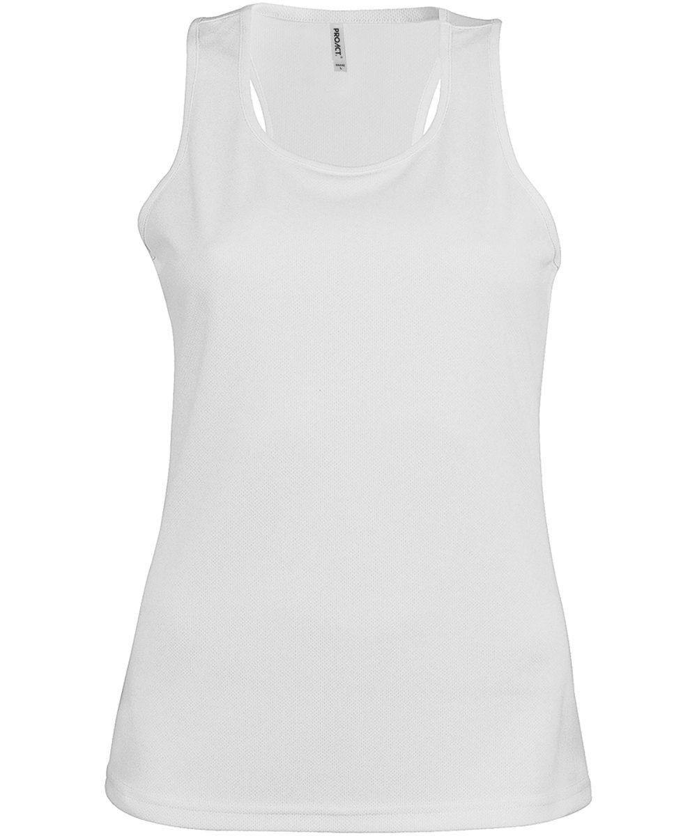 White Ladies' sports vest