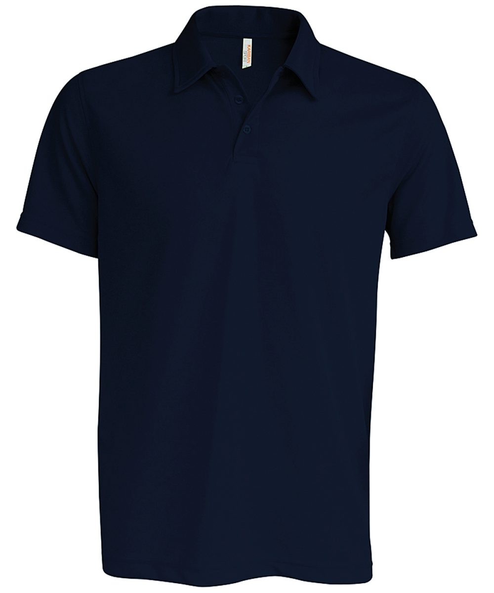 Navy Men's short-sleeved polo shirt