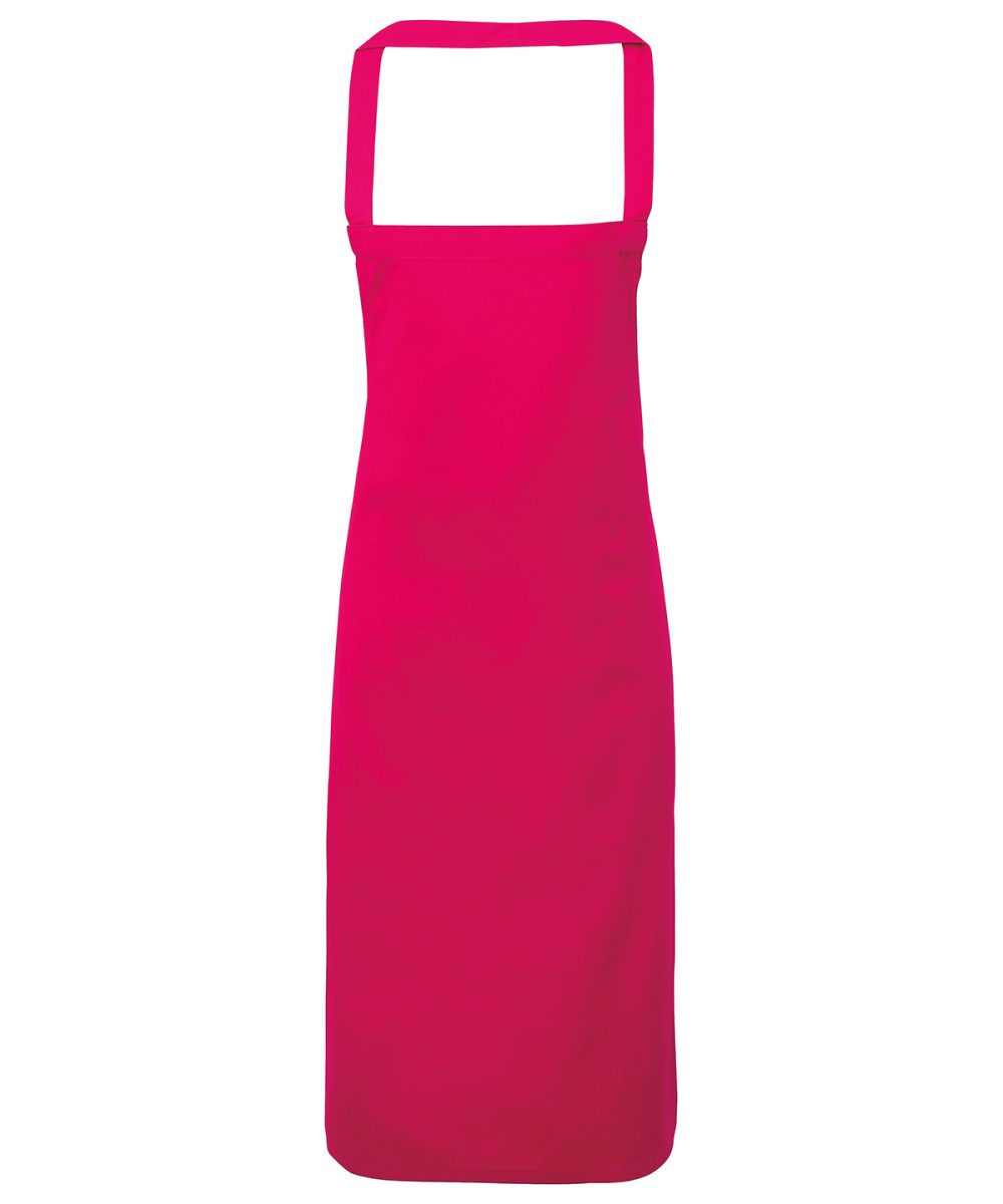 Hot Pink 100% Organic Cotton Bib Apron