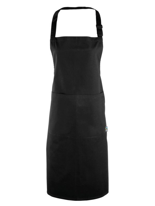 Black Cotton bib apron