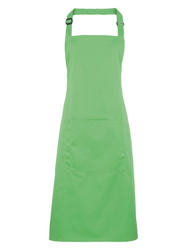 Apple Colours bib apron with pocket