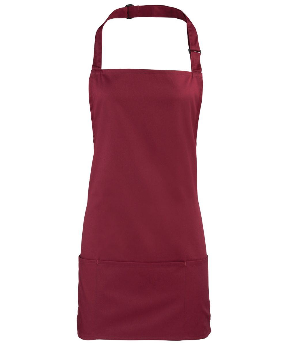 Burgundy Colours 2-in-1 apron