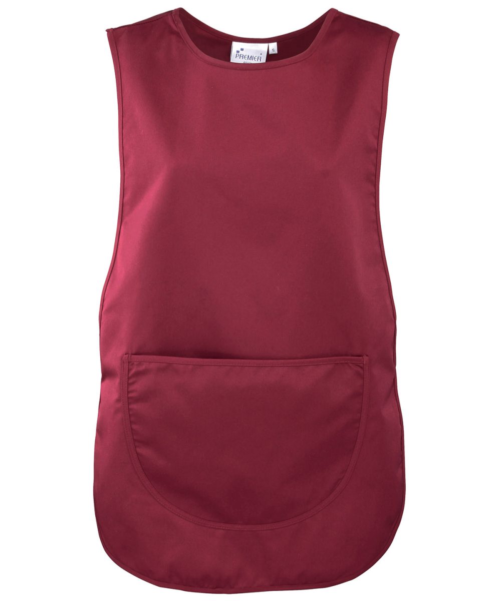 Burgundy Pocket tabard