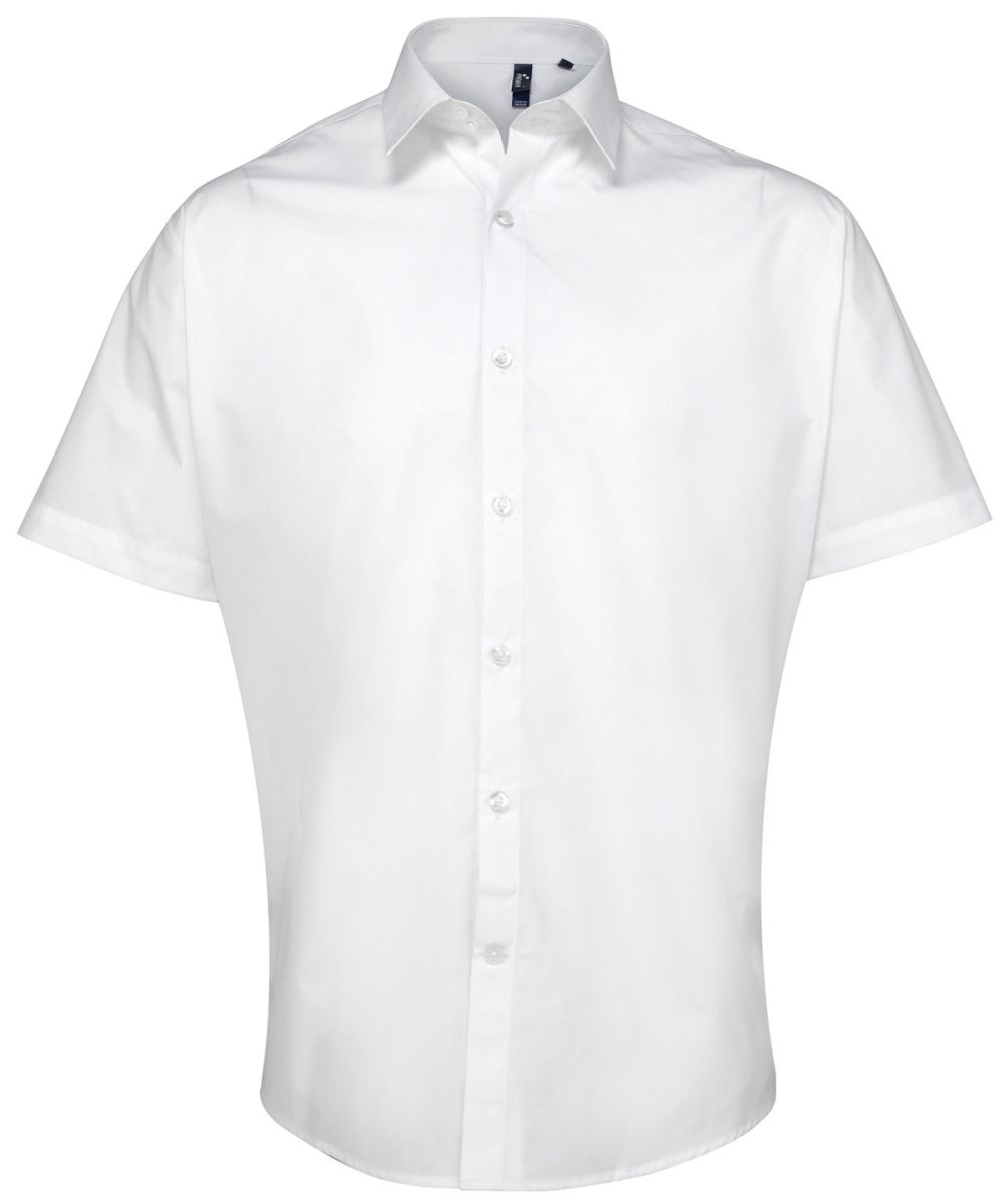 White Supreme poplin short sleeve shirt