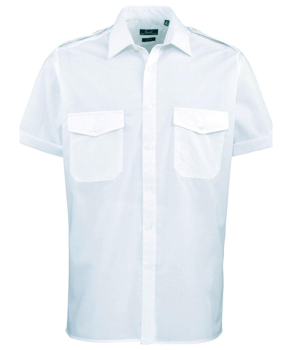 Light Blue* Short sleeve pilot shirt