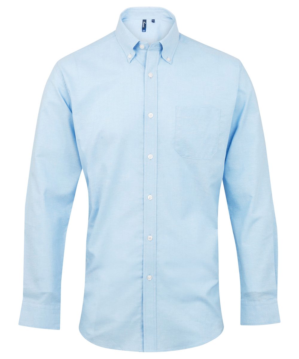 Light Blue Signature Oxford long sleeve shirt