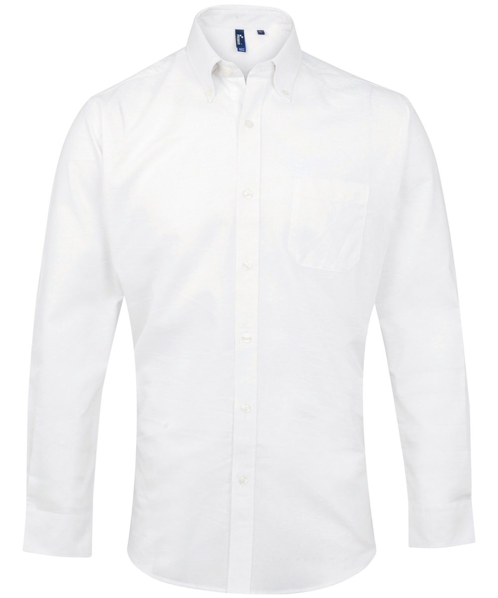 White Signature Oxford long sleeve shirt