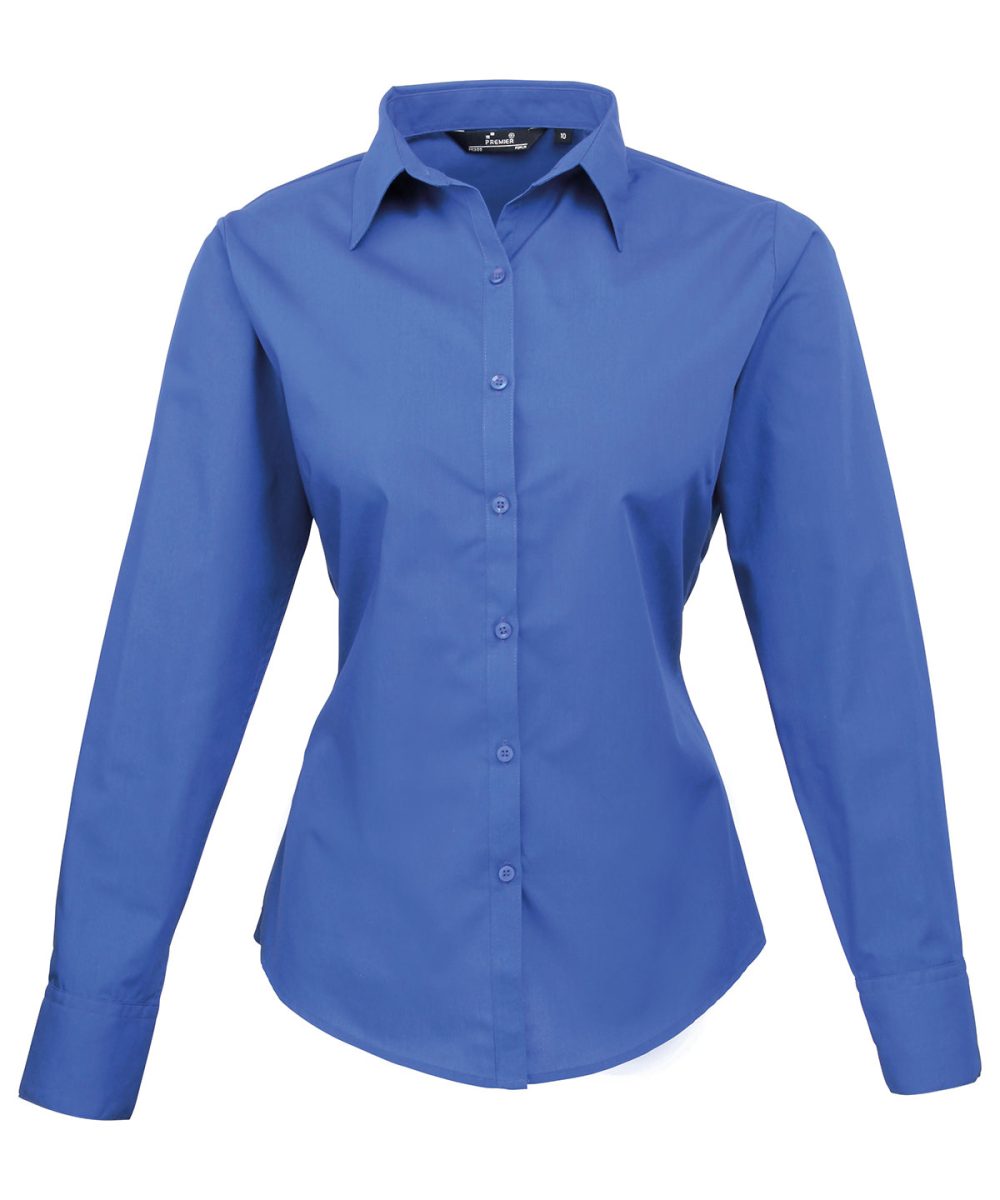 Royal Women's poplin long sleeve blouse