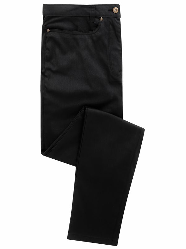 Black Performance chino jeans