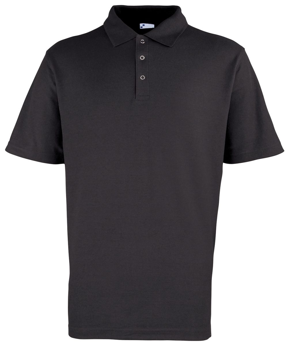 Black* Stud polo