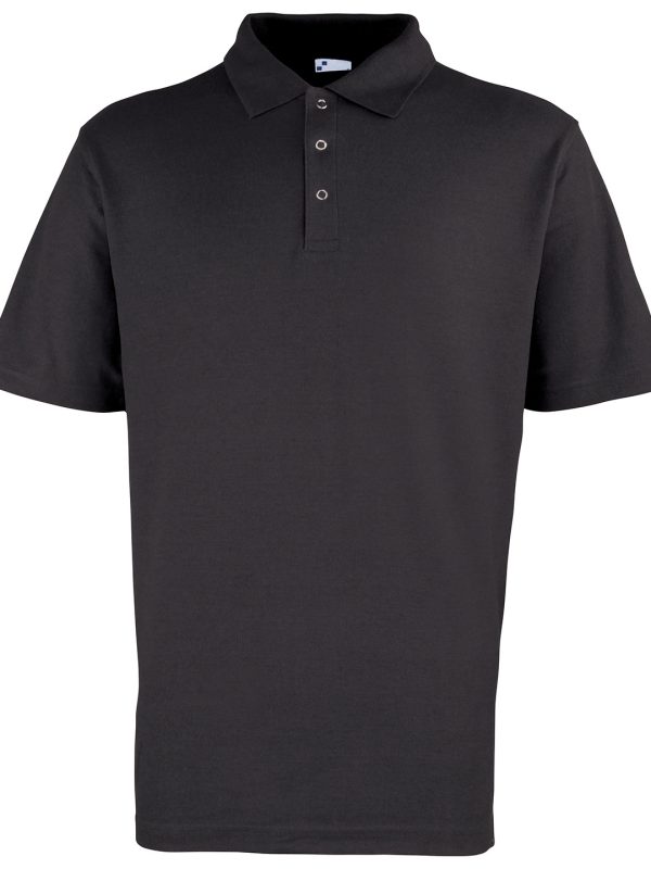 Black* Stud polo