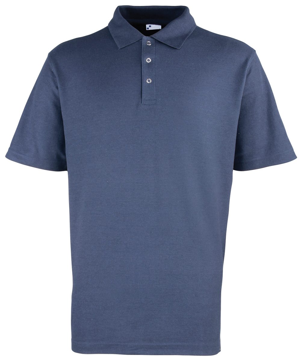 Navy* Stud polo