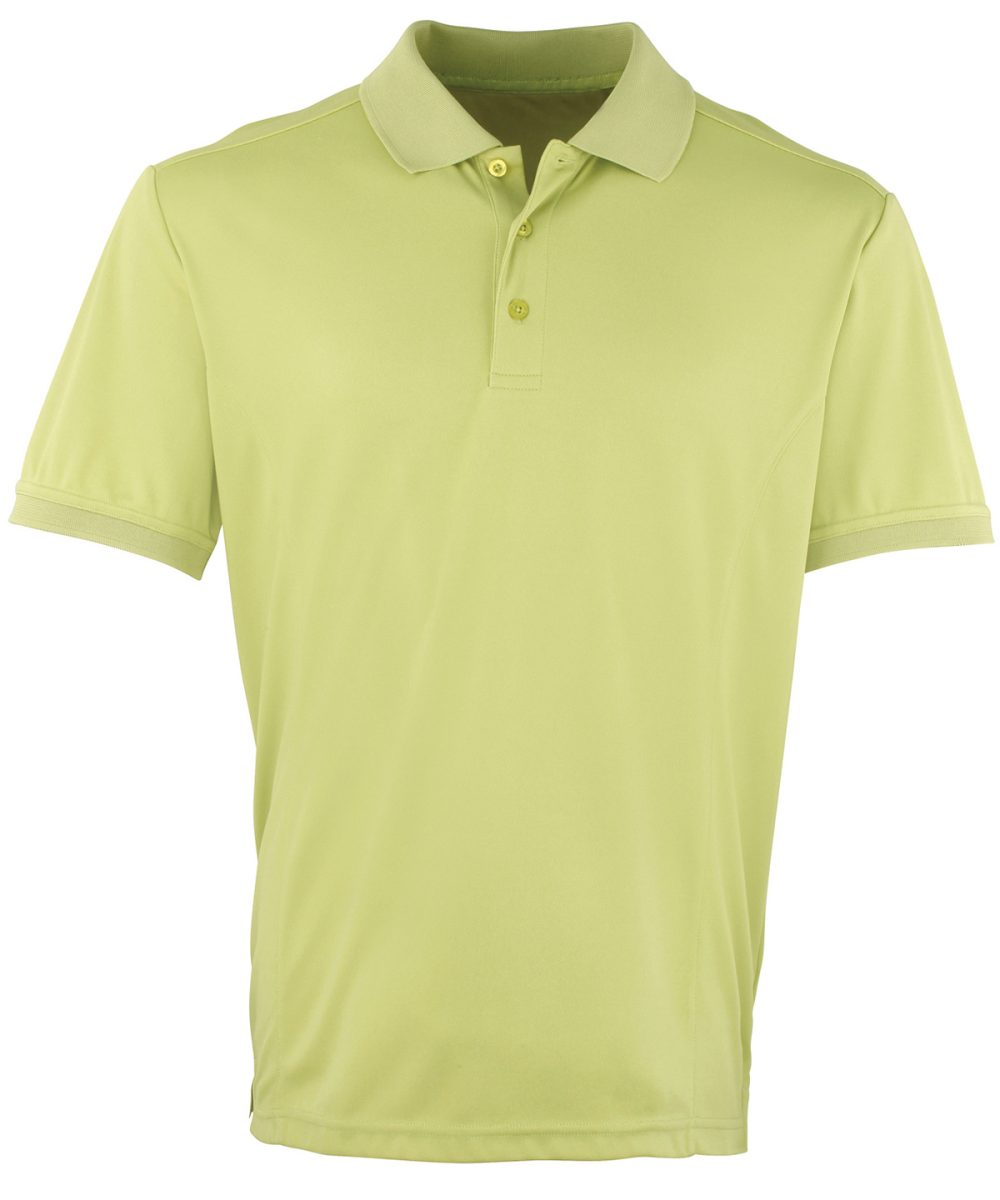 Lime Coolchecker® piqué polo