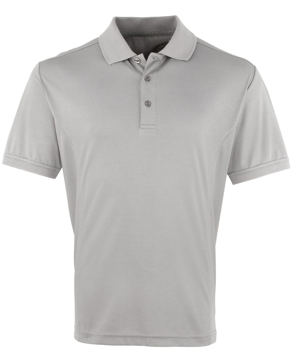 Silver Coolchecker® piqué polo