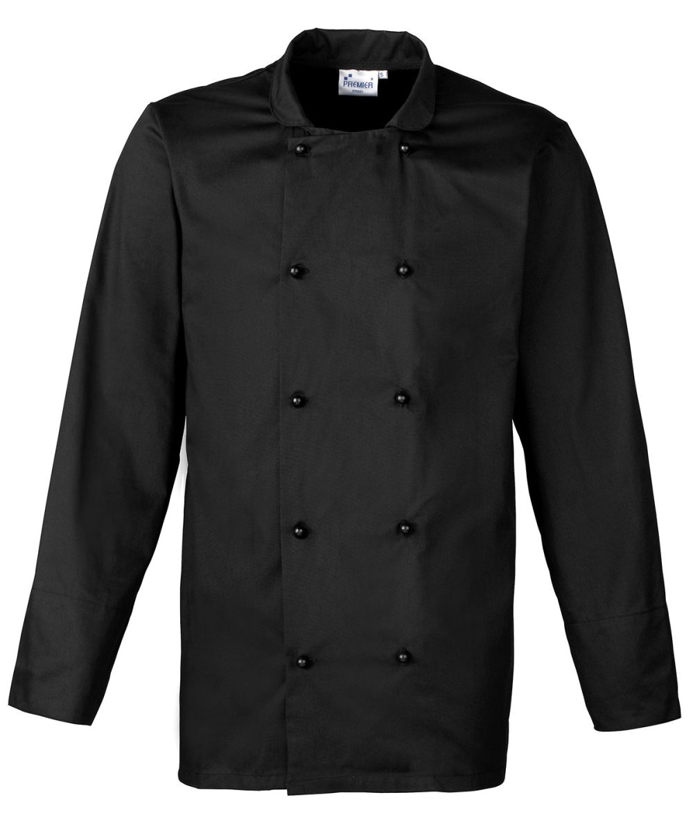 Black Cuisine long sleeve chef's jacket