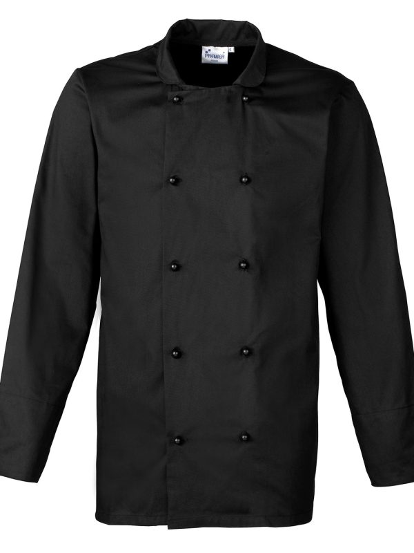 Black Cuisine long sleeve chef's jacket