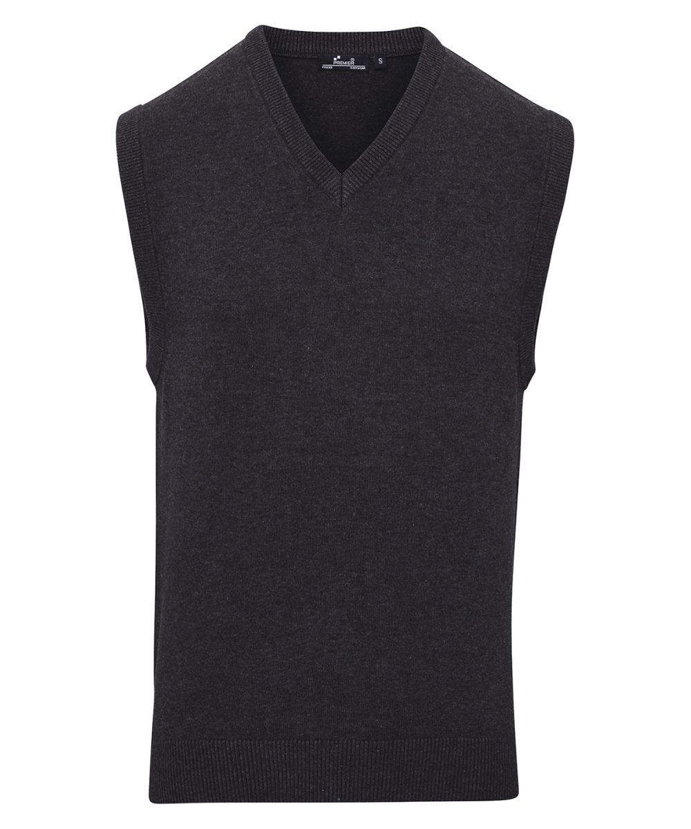 Charcoal Sleeveless knitted sweater