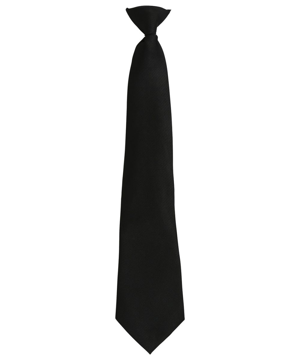 Black 'Colours Originals' fashion clip tie