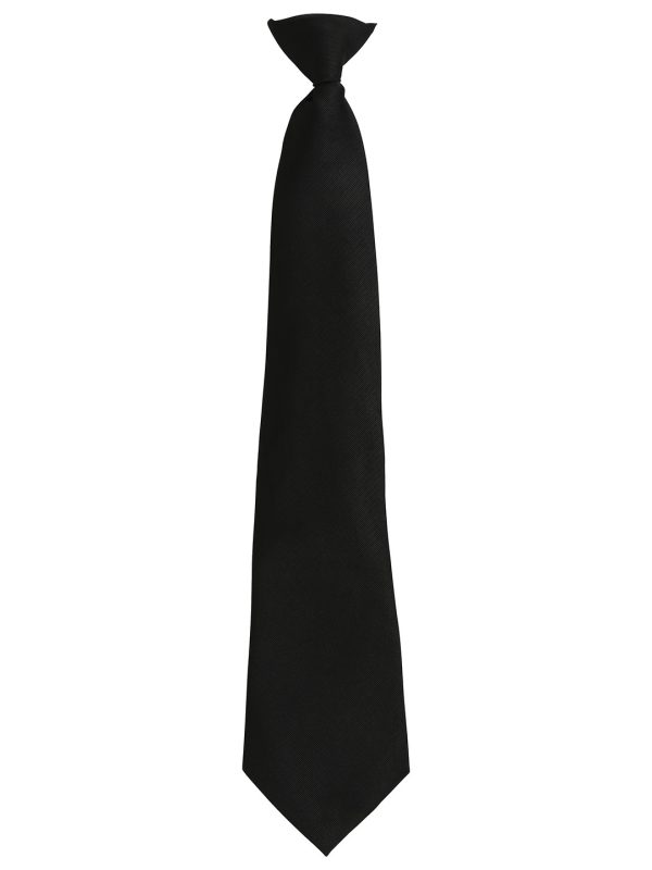 Black 'Colours Originals' fashion clip tie