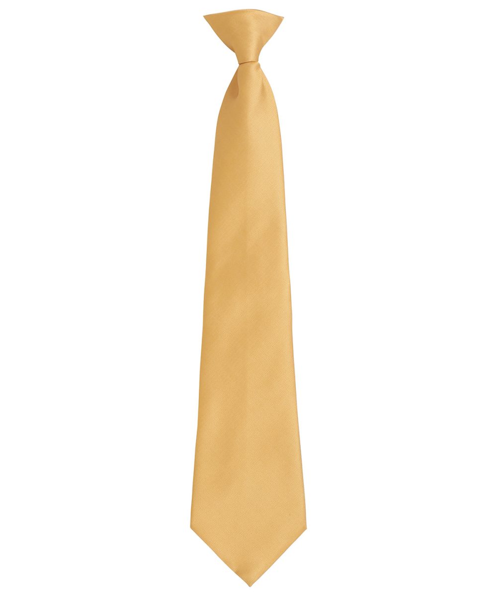 Gold 'Colours Originals' fashion clip tie