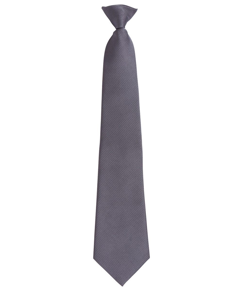 Grey 'Colours Originals' fashion clip tie